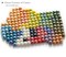 350 Pieces 1.7 Pounds Vibrant Glass Mosaic Tiles Assortment for Crafts, Colorful Glossy Stone Glass Tiles Pieces Bulk for Mosaic Art Craft Home Garden Decoration